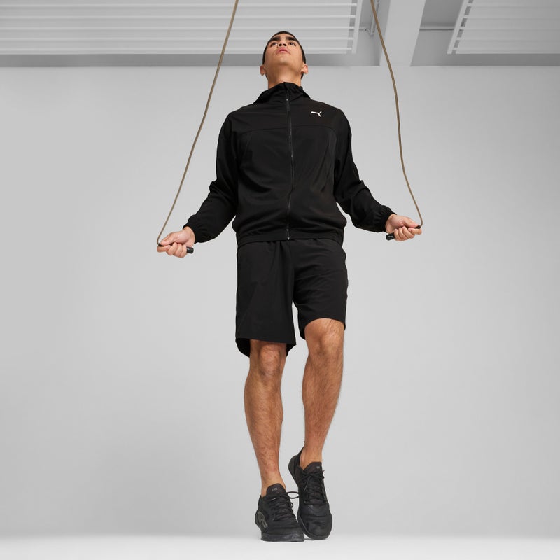 بوما جاكيت منسوج بسحاب كامل للرجال PUMA FIT - Image 3